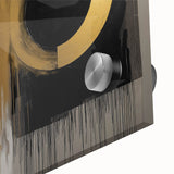 Luxury Gold & Black Abstract Wall Art – Modern Canvas Print
