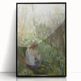 Framed abstract figurative artwork in black acrylic, showcasing a modern design with dynamic shapes and textures, perfect for contemporary home decor.