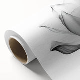 Abstract floral design on rolled canvas, showcasing vibrant colors and intricate patterns, ideal for home decor or artistic displays, packaged securely in a durable tube.