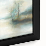 Abstract landscape framed canvas artwork showcasing vibrant colors and intricate details, perfect for modern home decor, enhancing any living space aesthetic.