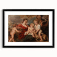 Baroque and Rococo Wall Art - The Holy Family with Angels - Print