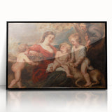 Baroque and Rococo Wall Art - The Holy Family with Angels - Print