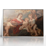 Baroque and Rococo Wall Art - The Holy Family with Angels - Print