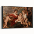 Baroque and Rococo Wall Art - The Holy Family with Angels - Print