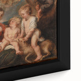 Baroque and Rococo Wall Art - The Holy Family with Angels - Print