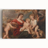 Baroque and Rococo Wall Art - The Holy Family with Angels - Print