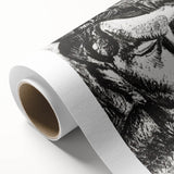 Expressionist Art - Monochrome Portrait of a Woman Abstract Wall Art