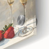 Large abstract wall art in mid-century modernist style on acrylic glass, featuring muted earth tones.