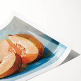 Extra large wall art featuring line art flowers in black on white, rolled print, suited for large living room decor.