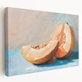 Large canvas print featuring an assortment of fruits in vibrant colors, ideal for kitchen wall art.