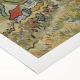 Impressionist Village Wall Art - Van Gogh's Vibrant Houses and Figure Print