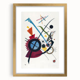 Violet by Wassily Kandinsky - Vibrant Geometric Abstract Print Art