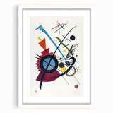 Violet by Wassily Kandinsky - Vibrant Geometric Abstract Print Art