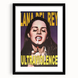 Lana Del Rey Retro Wall Art Vintage Prints Ultraviolence Poster