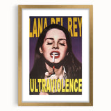Lana Del Rey Retro Wall Art Vintage Prints Ultraviolence Poster