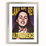 Lana Del Rey Retro Wall Art Vintage Prints Ultraviolence Poster