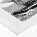 Majestic Realism Art Print of H.M.S. Daedalus and Sea Serpent – Classical Nautical Wall Art