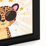 Cool Leopard Wall Art - Girls Room & Nursery Safari Decor
