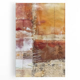 Large black and white abstract tree design on stretched canvas, ideal for kitchen wall art.