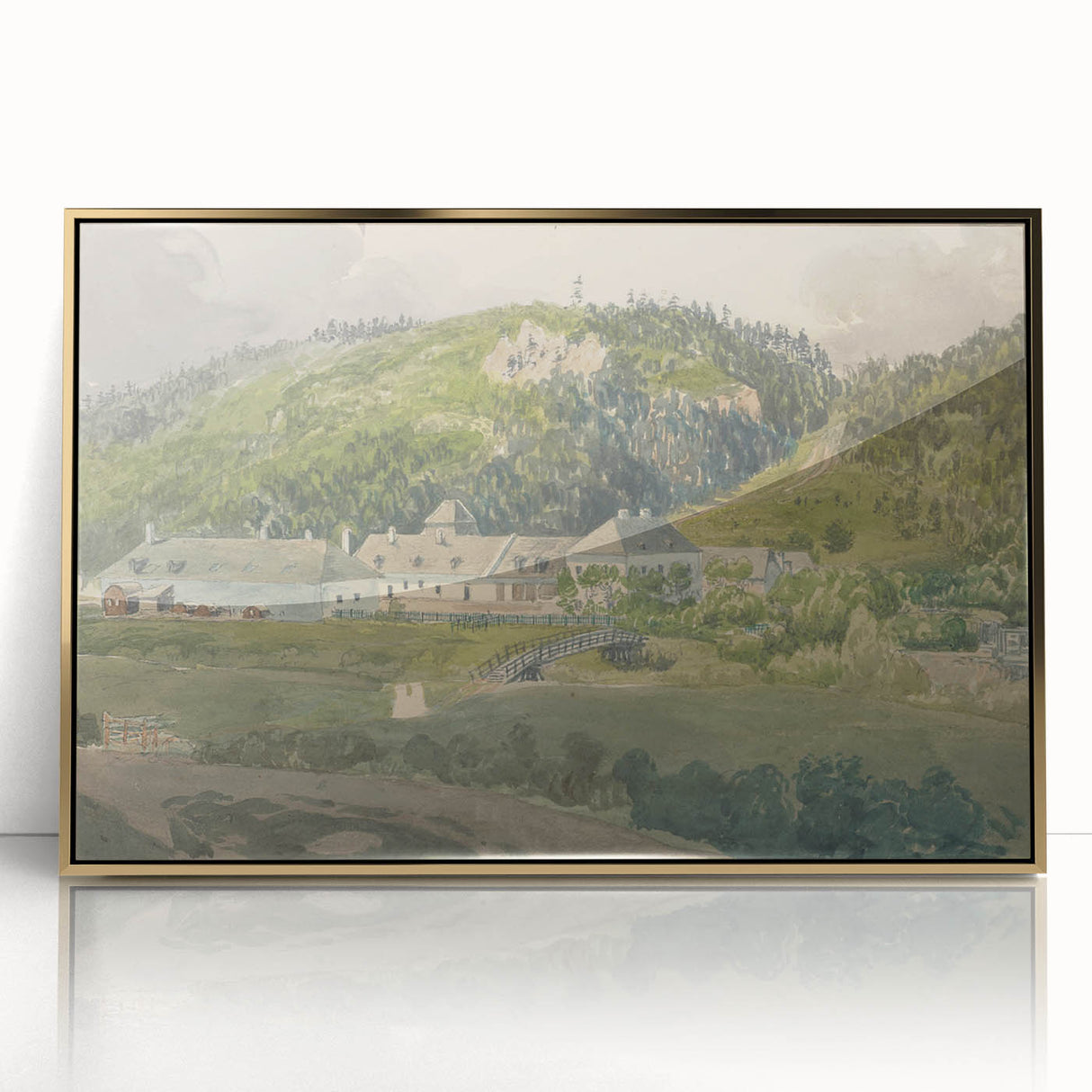Famous Romantic Era Art: Classic Landscape in Romanticism Style