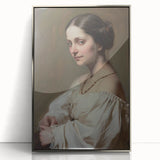 Abstract figurative art piece in a sleek silver frame, showcasing vibrant colors and dynamic shapes, perfect for modern home decor and artistic expression.