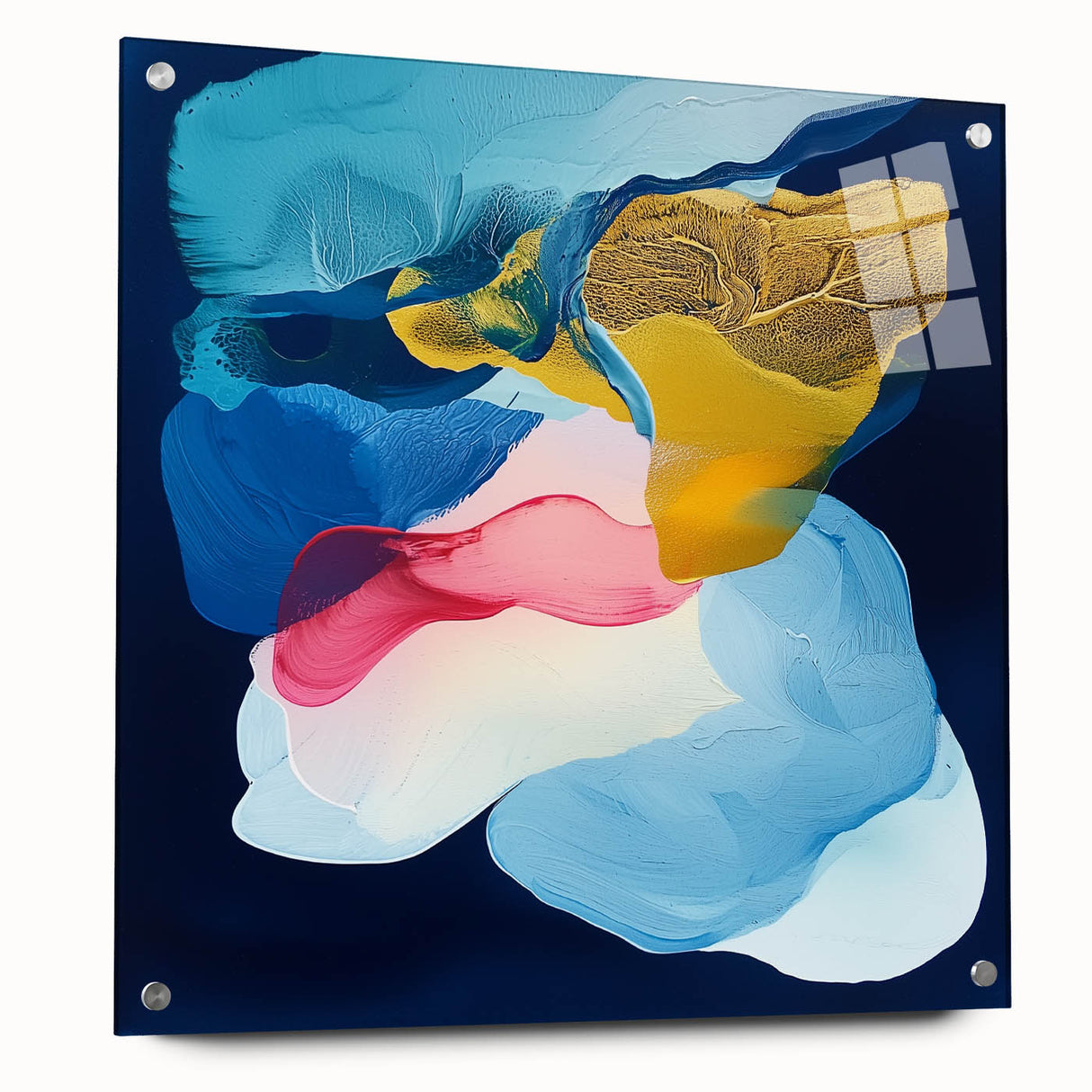Modern Abstract Wall Art – Colorful Minimalist Geometric Canvas