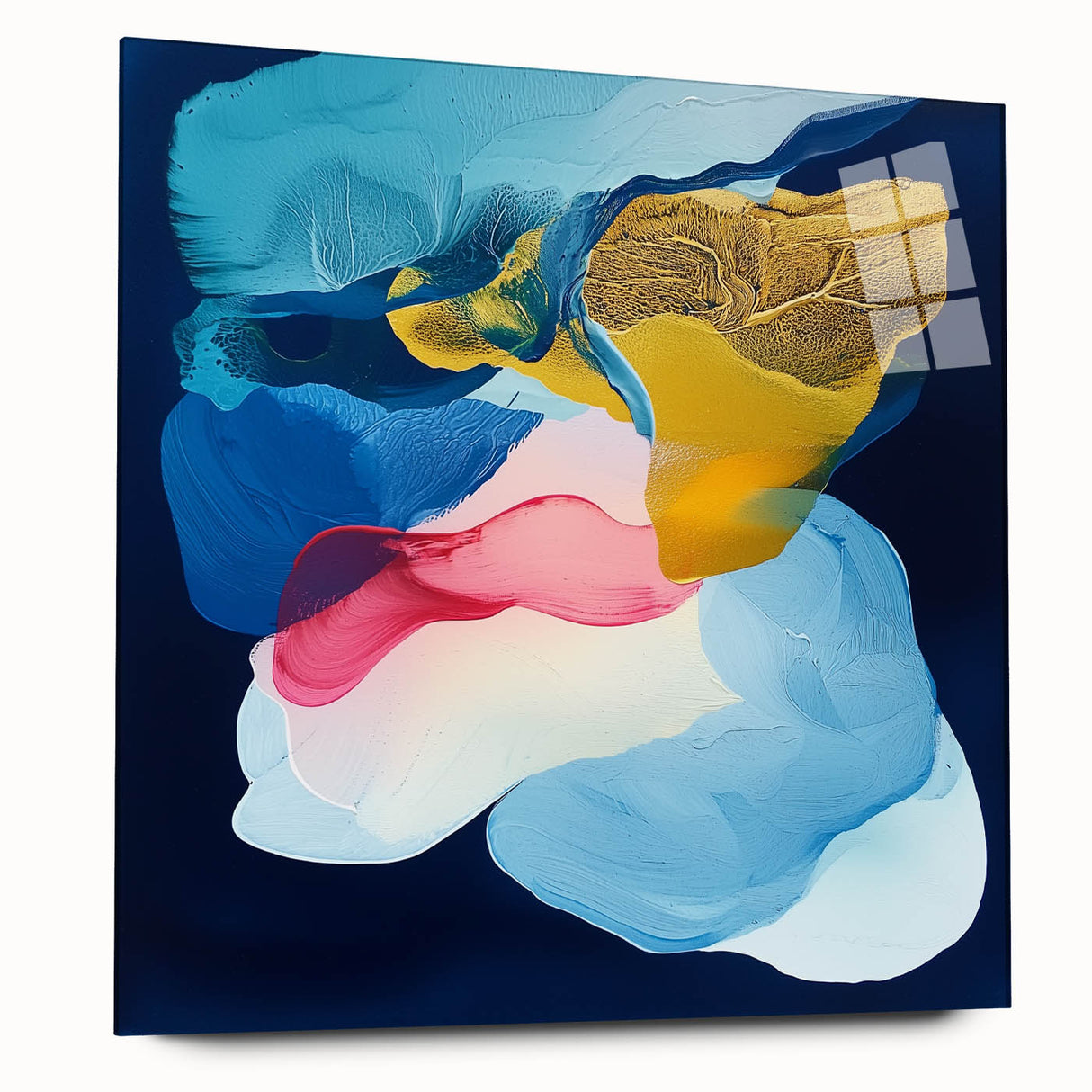Modern Abstract Wall Art – Colorful Minimalist Geometric Canvas