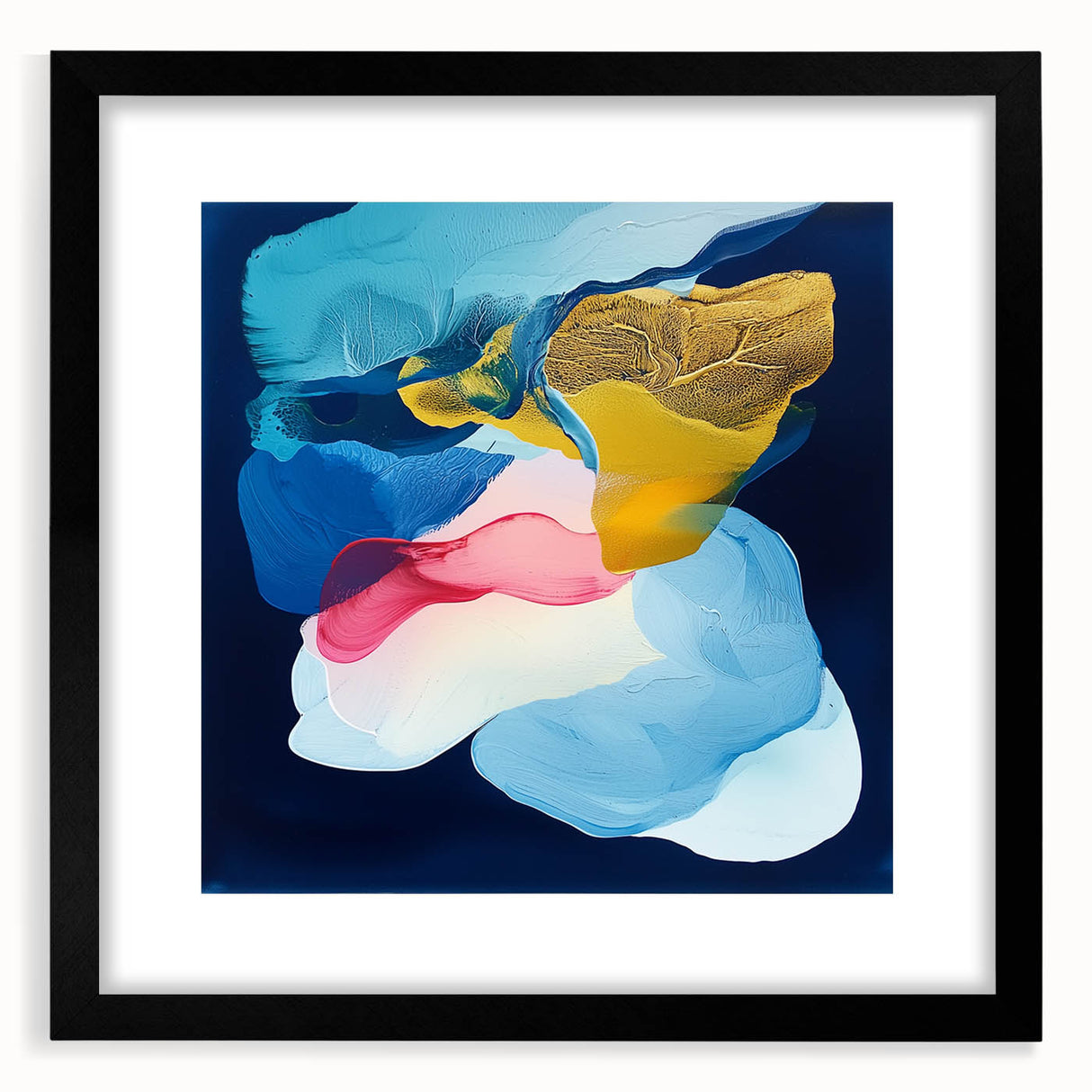 Modern Abstract Wall Art – Colorful Minimalist Geometric Canvas