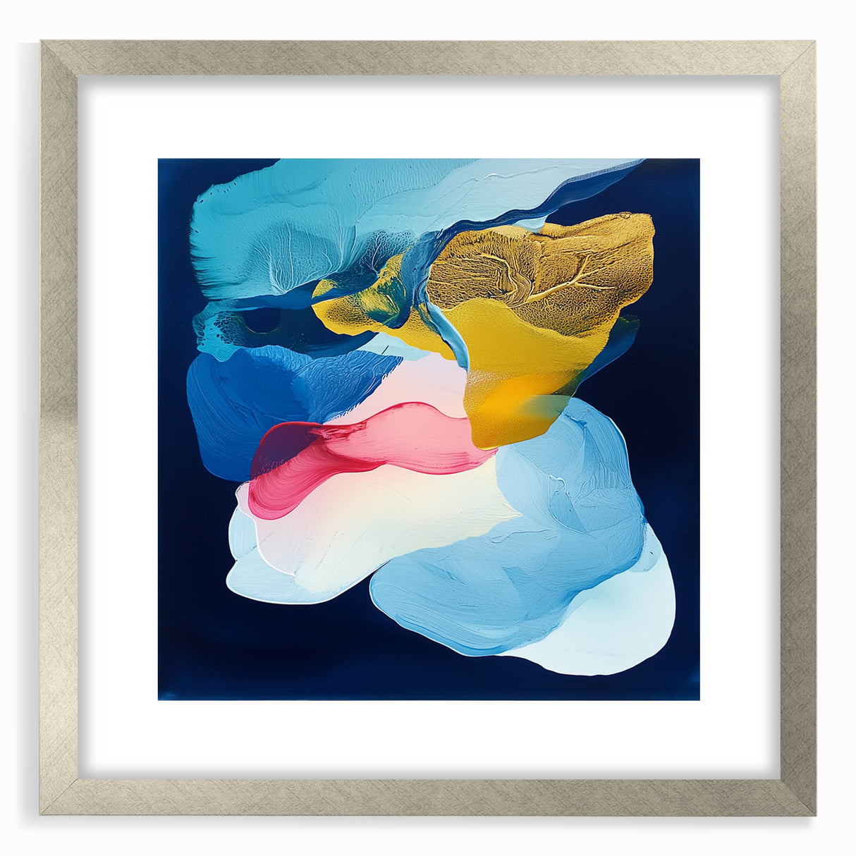 Modern Abstract Wall Art – Colorful Minimalist Geometric Canvas