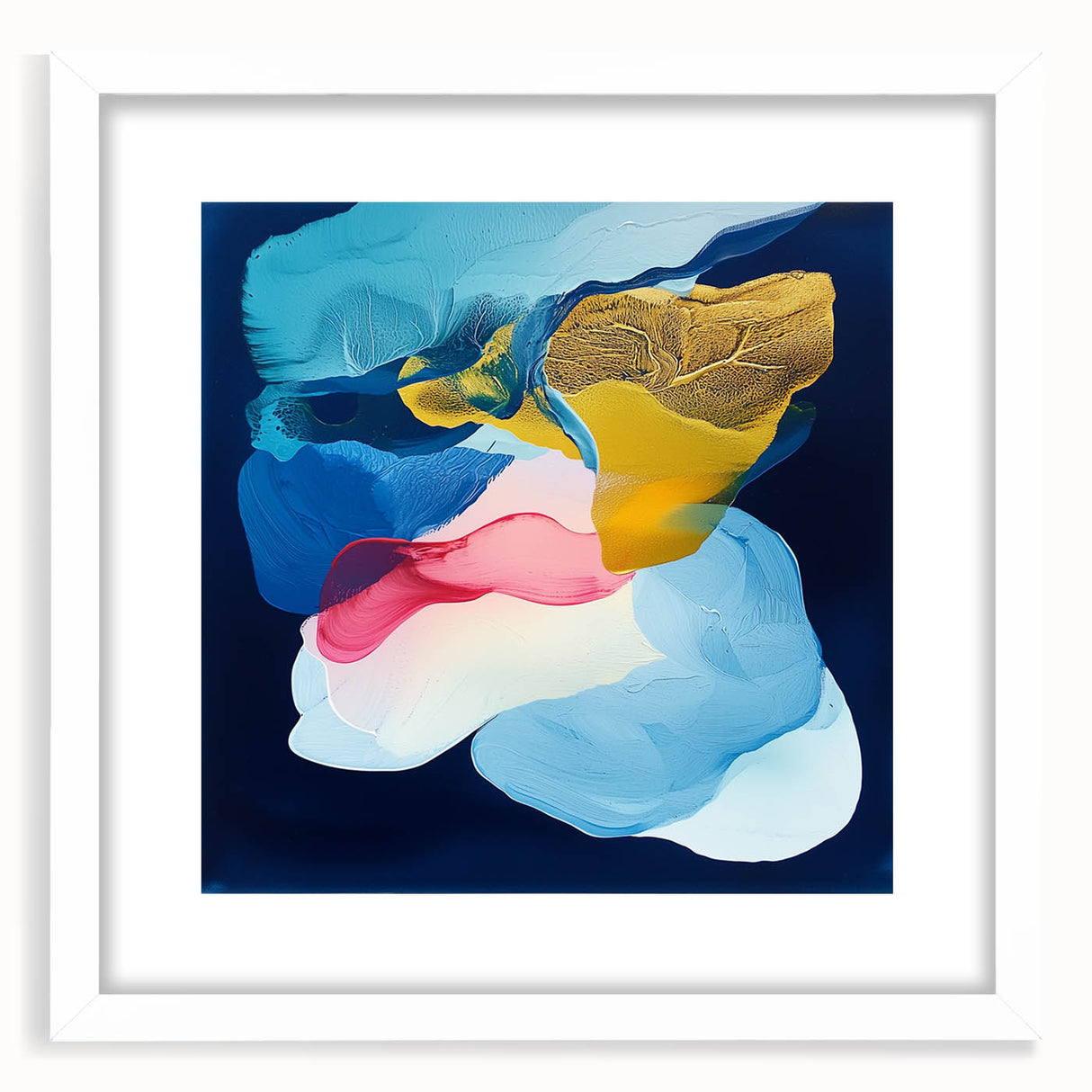 Modern Abstract Wall Art – Colorful Minimalist Geometric Canvas