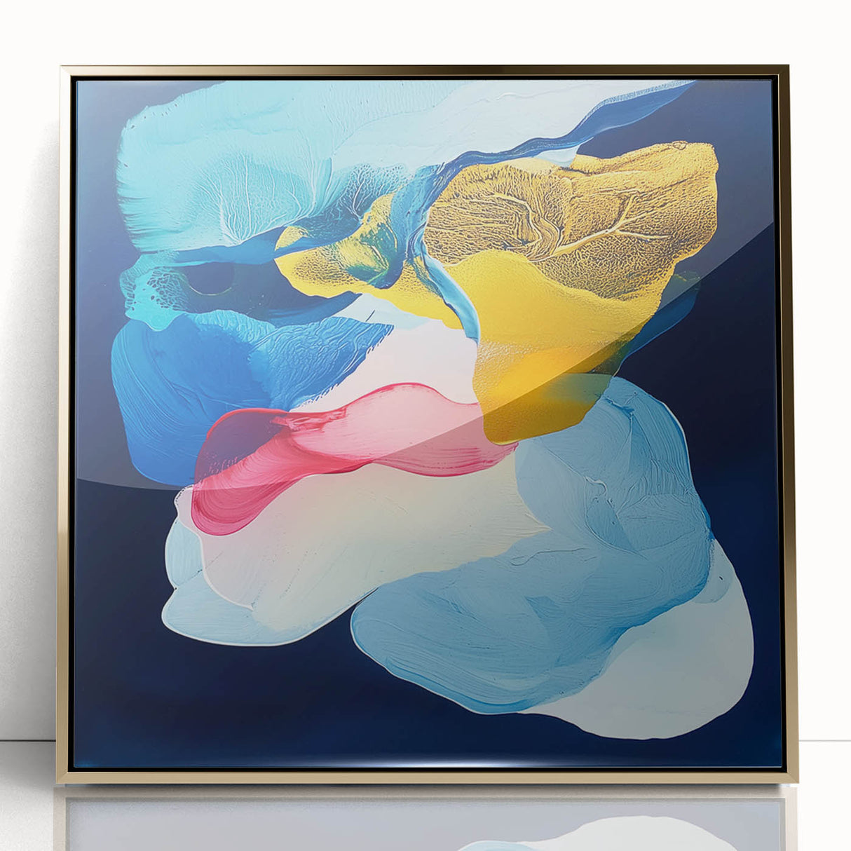 Modern Abstract Wall Art – Colorful Minimalist Geometric Canvas