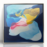 Modern Abstract Wall Art – Colorful Minimalist Geometric Canvas