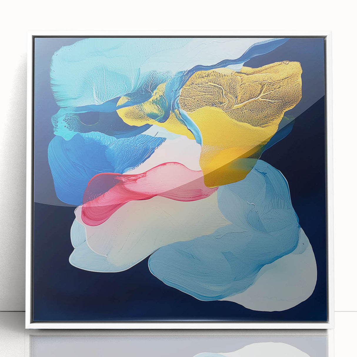 Modern Abstract Wall Art – Colorful Minimalist Geometric Canvas