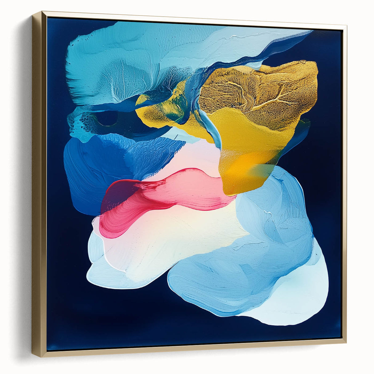 Modern Abstract Wall Art – Colorful Minimalist Geometric Canvas