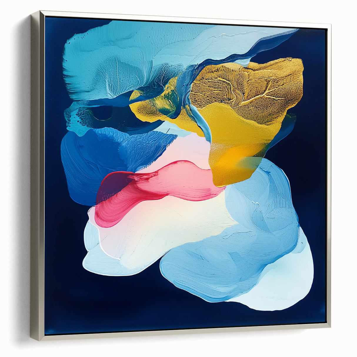 Modern Abstract Wall Art – Colorful Minimalist Geometric Canvas