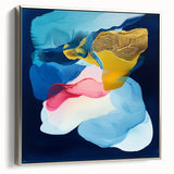 Modern Abstract Wall Art – Colorful Minimalist Geometric Canvas