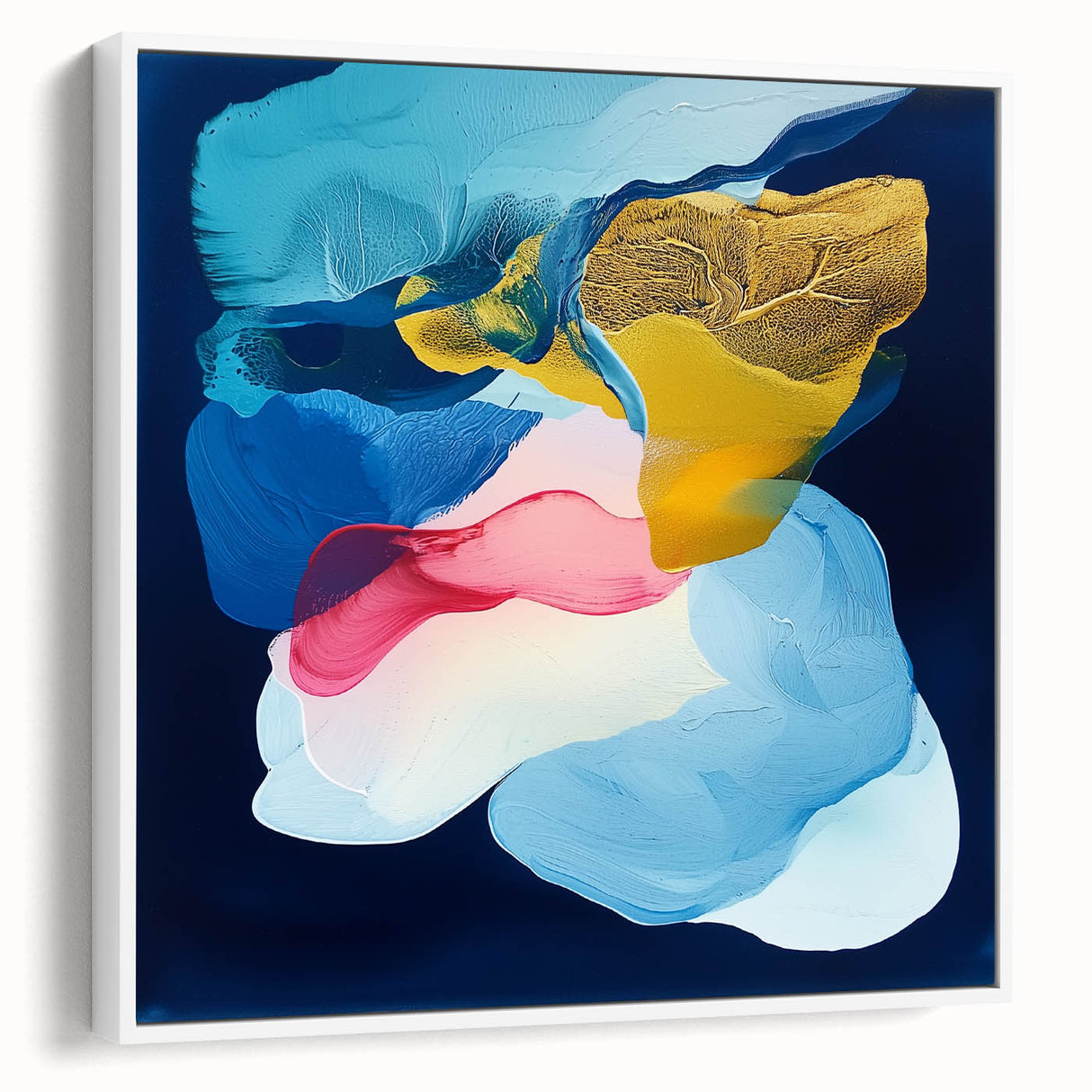 Modern Abstract Wall Art – Colorful Minimalist Geometric Canvas