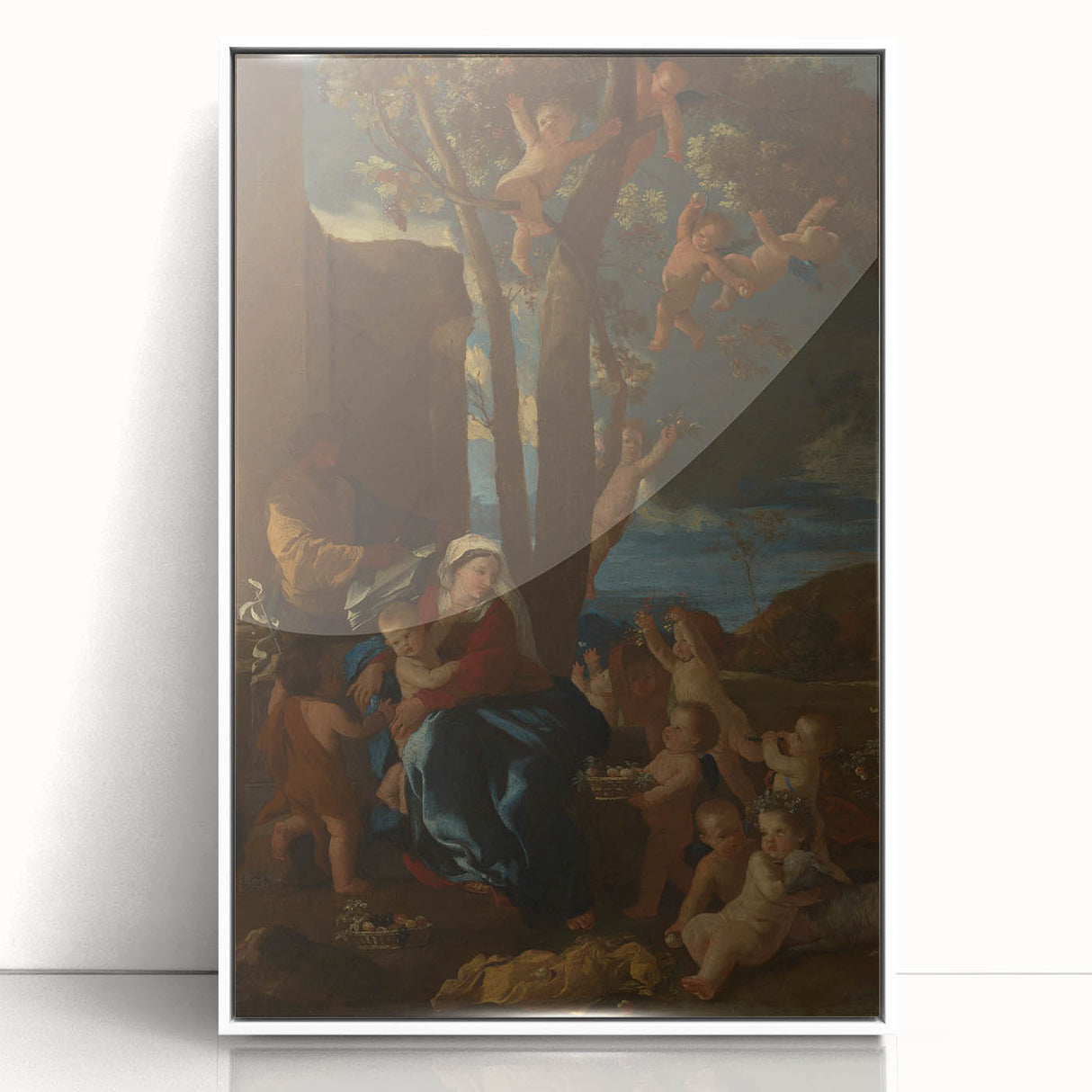 Baroque and Rococo Wall Art - Madonna with Cherubs - Classic Print