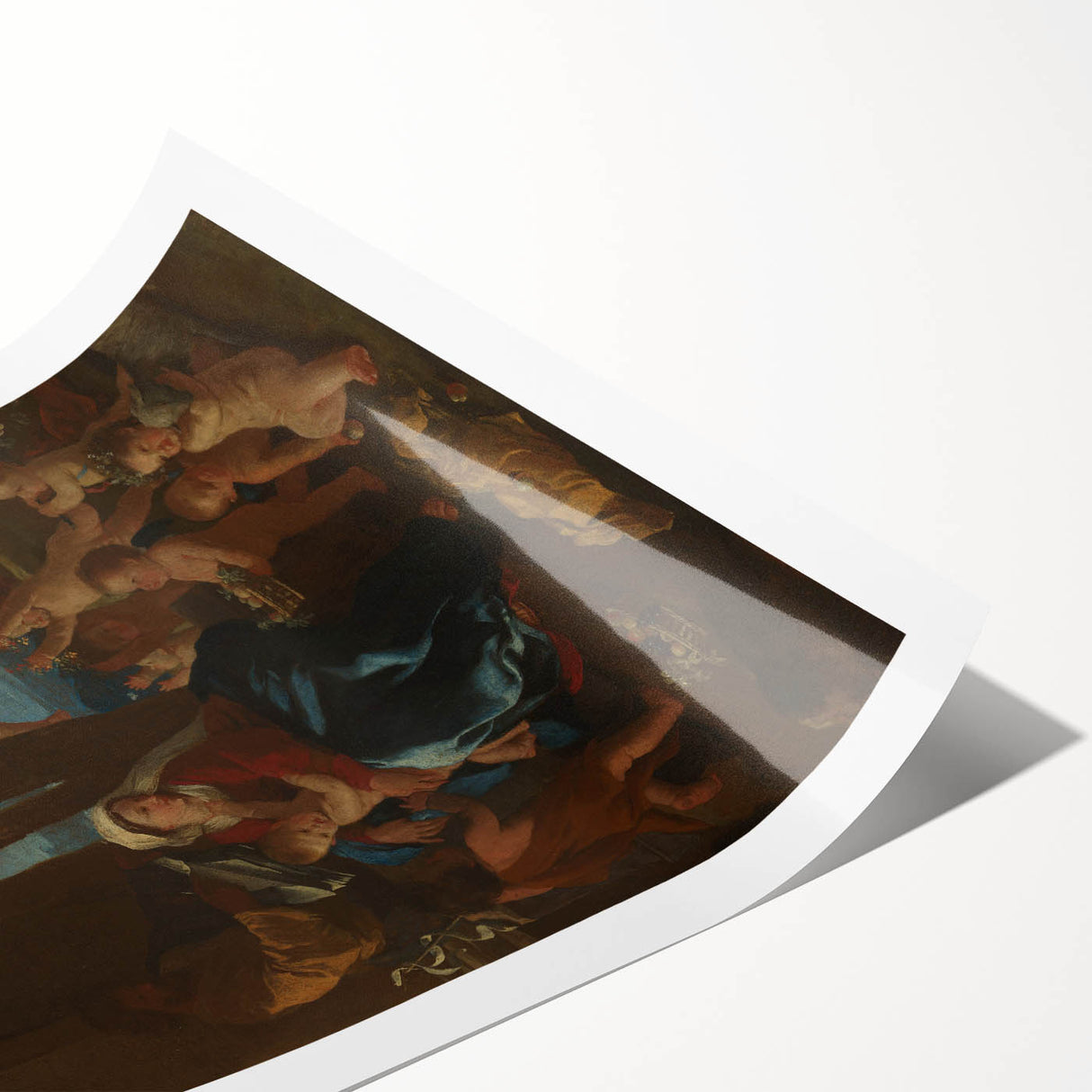 Baroque and Rococo Wall Art - Madonna with Cherubs - Classic Print