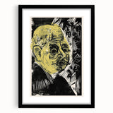 Expressionist Art - Portrait of Dr. Spengler Abstract Wall Art for Sale