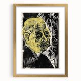 Expressionist Art - Portrait of Dr. Spengler Abstract Wall Art for Sale
