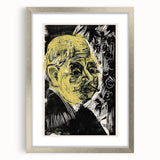 Expressionist Art - Portrait of Dr. Spengler Abstract Wall Art for Sale