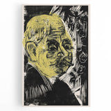 Expressionist Art - Portrait of Dr. Spengler Abstract Wall Art for Sale