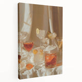 Large canvas print of assorted fruits and vegetables in vibrant colors, suitable for kitchen wall art.