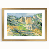 Impressionist Landscape Wall Art - Houses in Provence by Cézanne Print