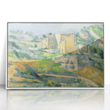 Impressionist Landscape Wall Art - Houses in Provence by Cézanne Print