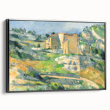 Impressionist Landscape Wall Art - Houses in Provence by Cézanne Print
