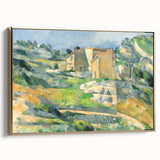 Impressionist Landscape Wall Art - Houses in Provence by Cézanne Print
