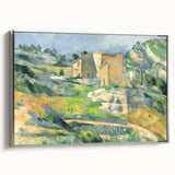 Impressionist Landscape Wall Art - Houses in Provence by Cézanne Print