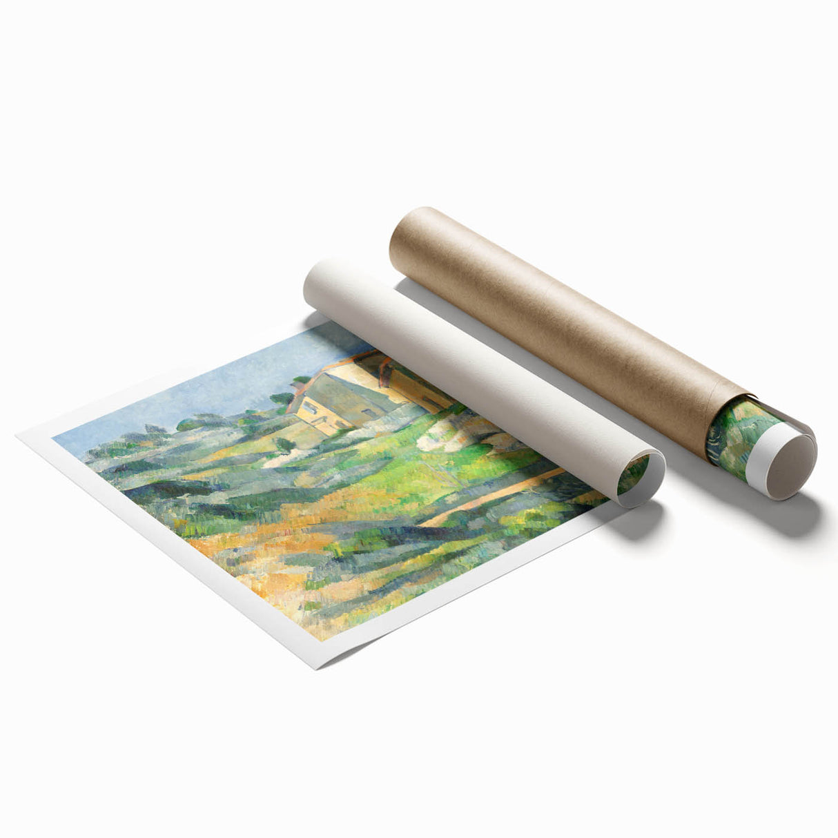 Impressionist Landscape Wall Art - Houses in Provence by Cézanne Print